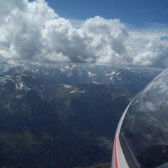 Flugwegposition um 12:54:38: Aufgenommen in der Nähe von Brenner, Bozen, Italien in 3326 Meter